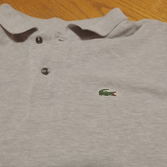 Lacoste Polo Color Gray Size XXL (7) - Picture 1 of 4